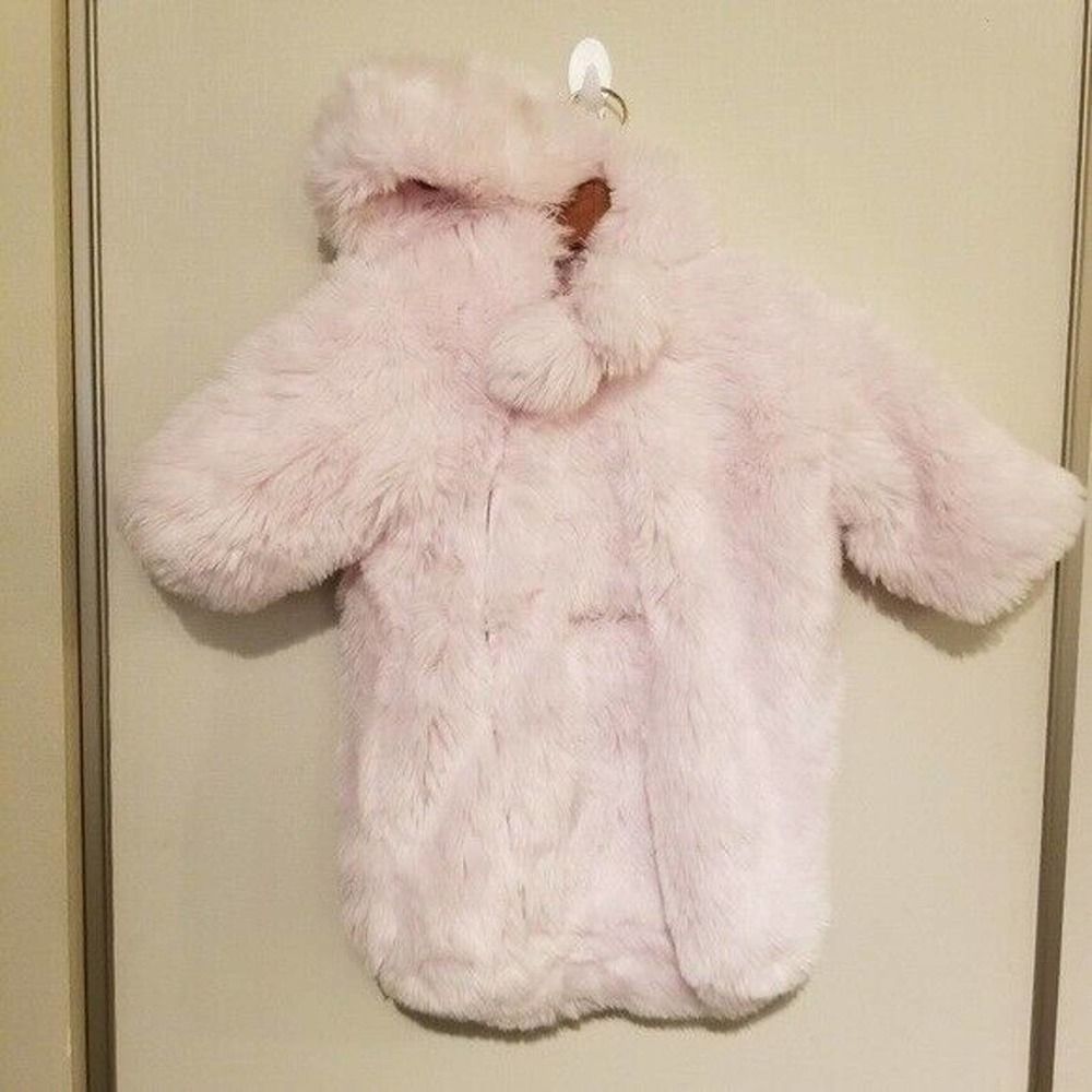Luxurious Fluffy Lamb pink pom pom car blanket